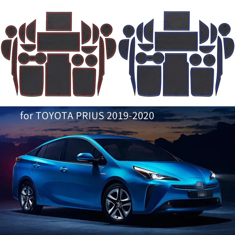 

Car Door Groove Mat For Toyota Prius 50 2019-2020 Door Slot Pads Modified Dust Pad Storage Pad Car Interior Accessorie