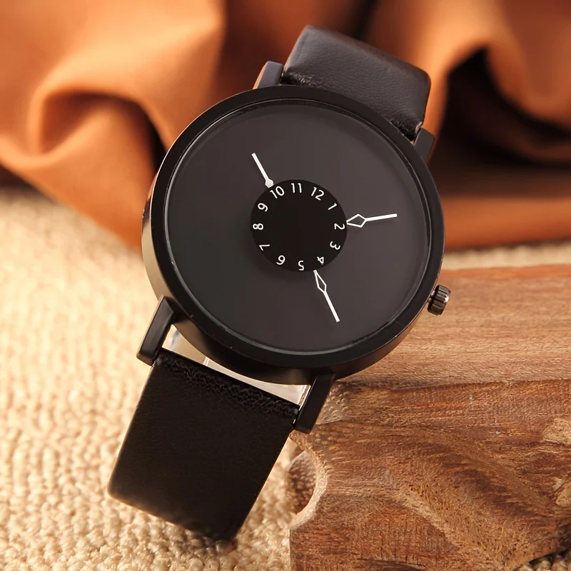 Innovative Reverse Pointer Watch For Women Stylish And Trendy Creative Couple Watch For Men And Women Students.