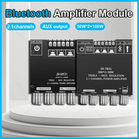 Bluetooth 5.0 Power Amplifier ZK-TB21 Amplifier ZK-MT21 Circuit Board 50Wx2+100W Power 2.1 Channel Stereo Subwoofer Module