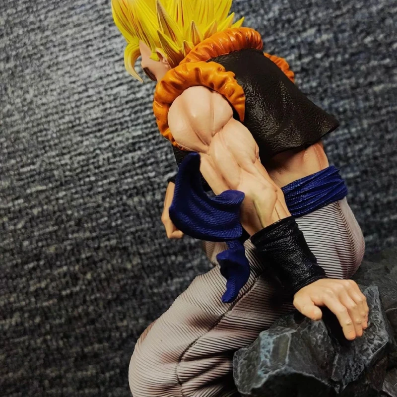 ฟิกเกอร์อนิเมะดราก้อนบอล โกจิต้า ขนาด 25 ซม. โมเดลเรซิ่น ฉากจำลอง ของตกแต่งโต๊ะทำงาน ของประดับตกแต่ง ของขวัญคริสต์มาสสำหรับเด็ก ของเล่น