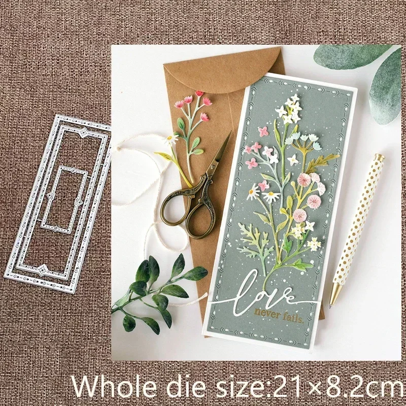 

Новый дизайн, металлическая вырубная форма-трафарет, скандинавский тонкий декоративный шаблон для скрапбукинга, вырубные формы для альбомов, бумаги, карточек, тиснения