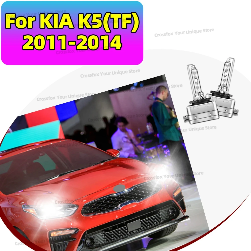 

2x For Kia K5 (TF) 2011 2012 2013 2014 Auto HID Xenon Headlight 35W HID D1S Bulbs 6000K 8000K 10000K Fast Bright Head Lamps