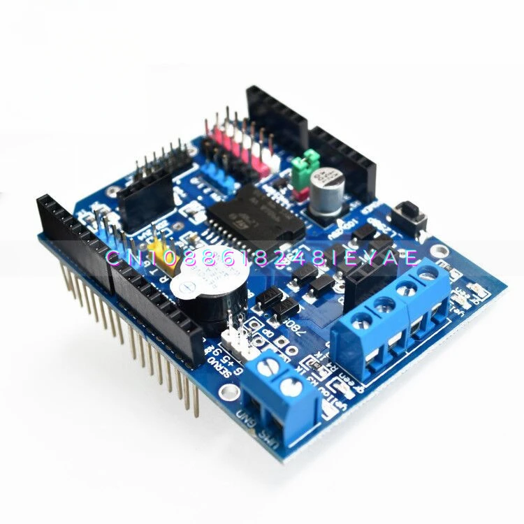 L298P Motor Shield Stepper, DC Motor Drive Module, Drive Expansion Board