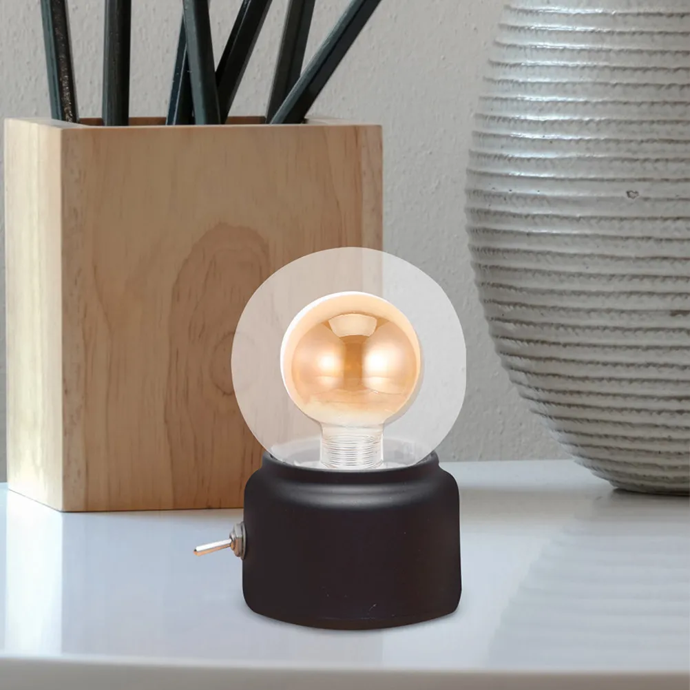 

Transparent Glass Ball Lamp Shade Round Clear Globe Light Fixture Cover for Living Room Dining Bedroom Study Modern Minimalist