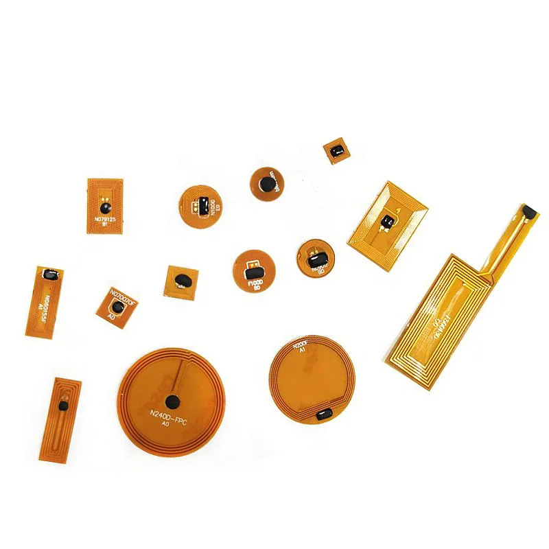 Customized Custom RFID Flexible Anti-Metal High Temperature Resistant Material FPC Electronic UHF NFC