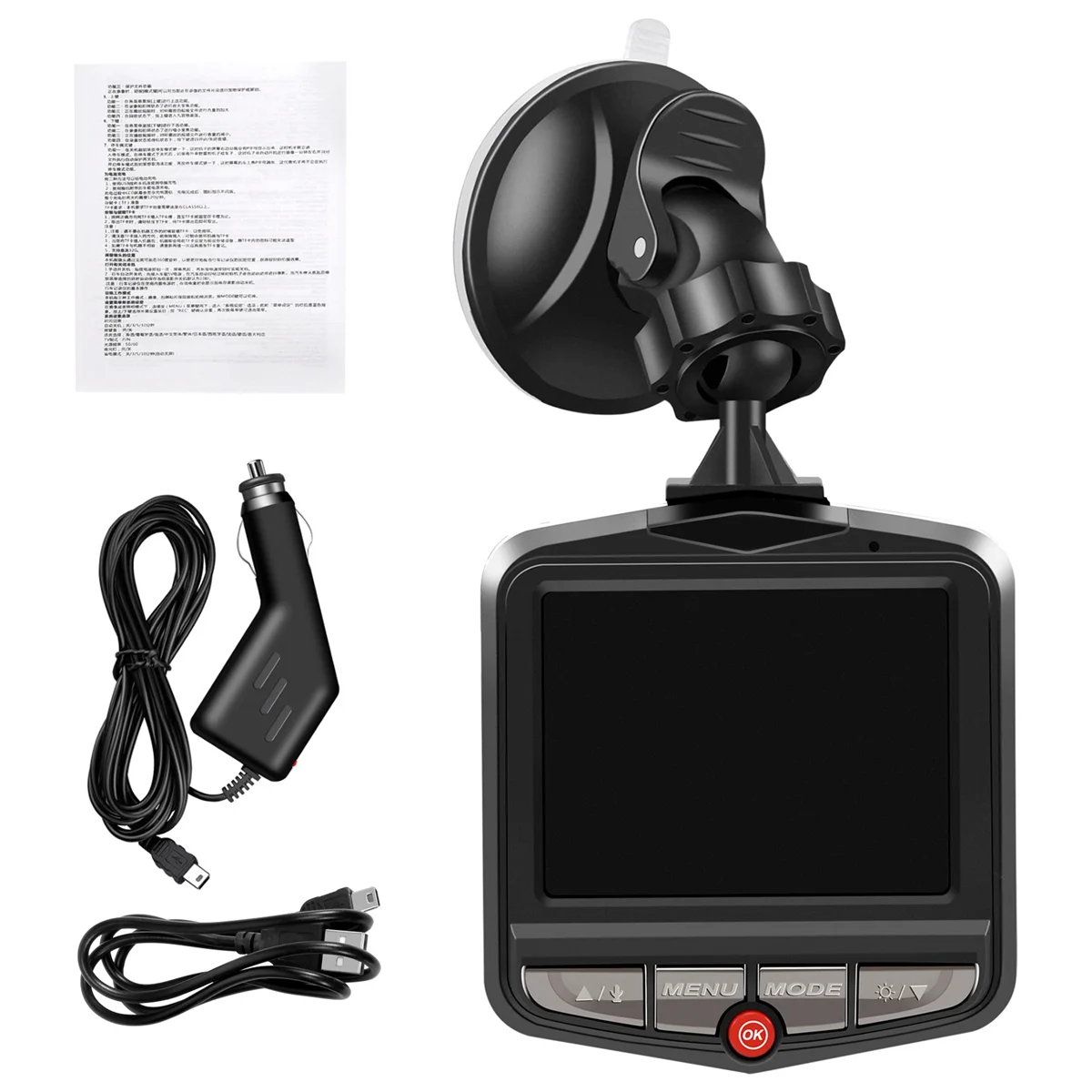 

2.4 Inch HD 1080P Car Camera Dash Cam DVR Video Recorder with Night Vision Car Camera