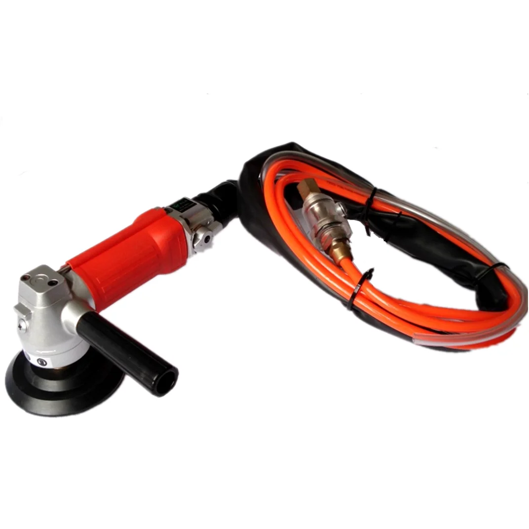 

Professional Pneumatic Rear-Exhaust Air Water Sander Wet Stone Polisher 5500rpm