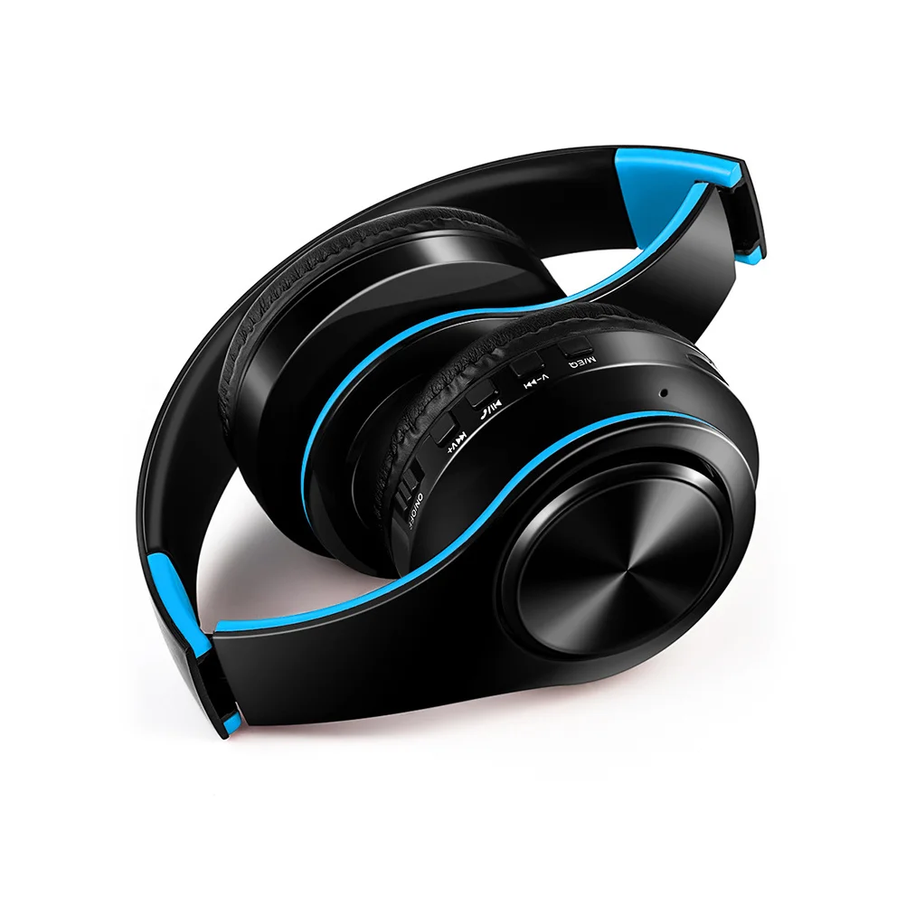 

Headphones Over Ear Foldable 4.0 Headset With Big Ear Cups Noise Portable For Phone Laptop Tablet