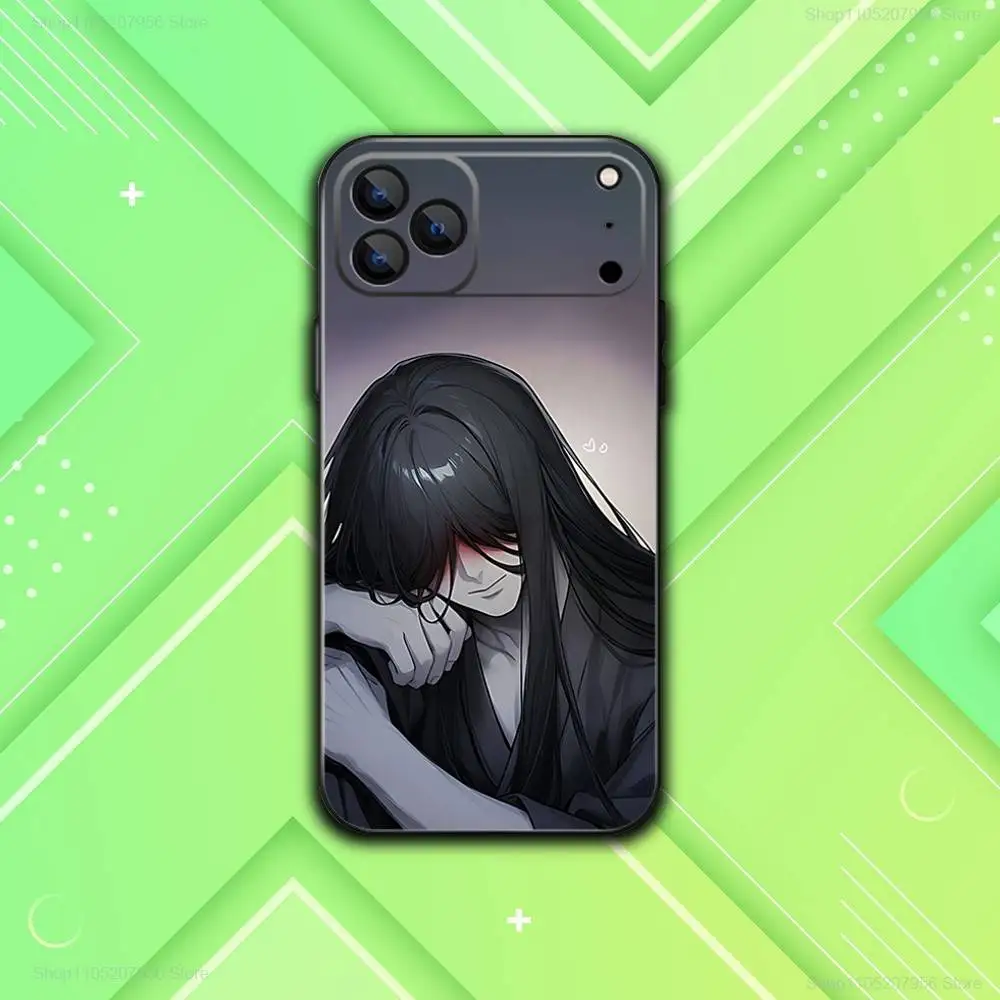 H-Homicipher Mr Crawling Black Phone Case For iPhone 17,16,15,14,13,12,11,Plus,E,Air,Pro,Max,Mini Ultra-Thin