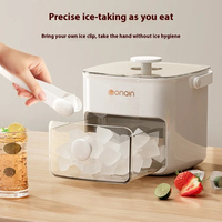 48 Gride Ice Cube Mold Easy Release Ice Maker Large Capacity Freeze Store Ice Bucket DIY Whiskey Cocktails Juice Coffee Home