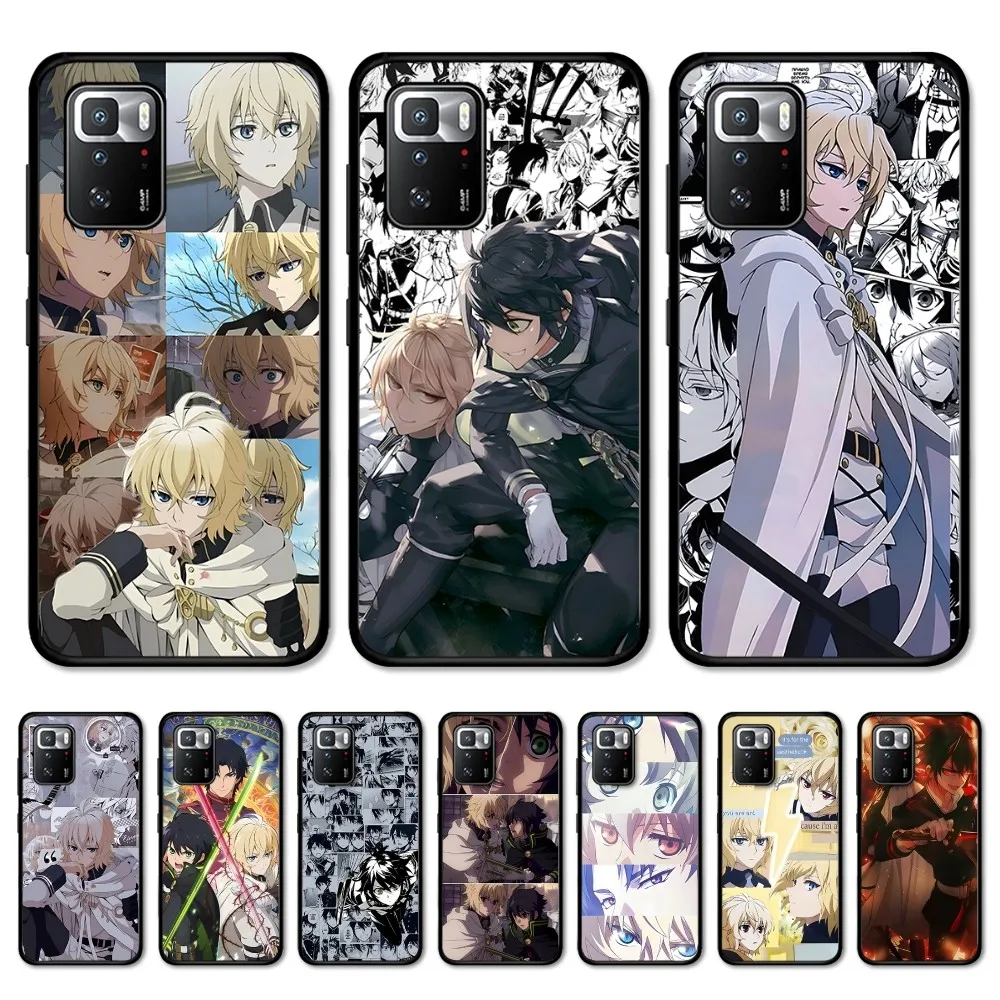 

Anime Owari No Seraph Of The End Phone Case For Redmi 5 6 7 8 9 10 plus pro 6 7 8 9 A GO K20 K30 K40 pro plus F3 Fundas