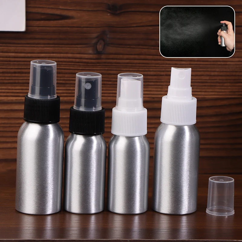 Sliver Empty Aluminum Spray Bottle Cosmetic Bottle Makeup Cosmetics Metal Atomizer Bottle Environmentally Friendly