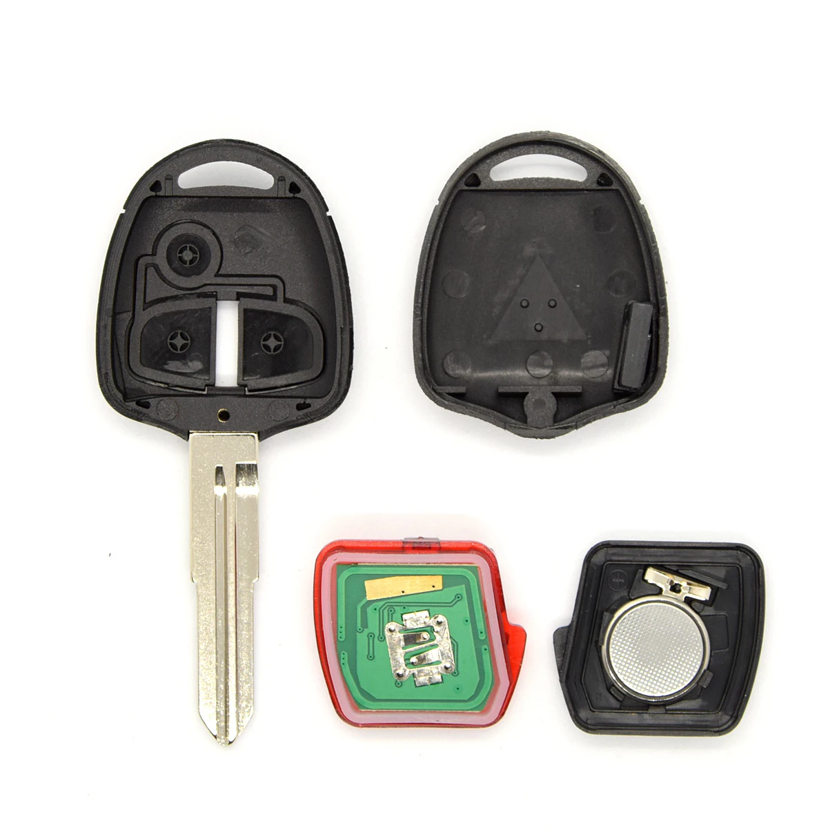 Okey Remote Car Key ID46 Chip 433MHz For Mitsubishi L200 Shogun Pajero Triton Key Fob Control Auto Uncut Key Balde 2/3 Button