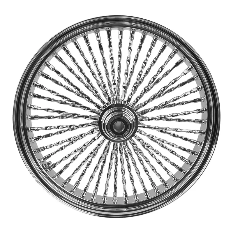 Chrome-plated Twist Aluminum Alloy Motorcycle Wheels Front Rear Rim Accessories for 14-later Ultra Classic Ultra Limited Model