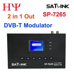 Original Satlink Sp-7625 Route Dvb-t Av Router Dm Modulator Dvb-t Av Digital Rf Modulator 2 In 1