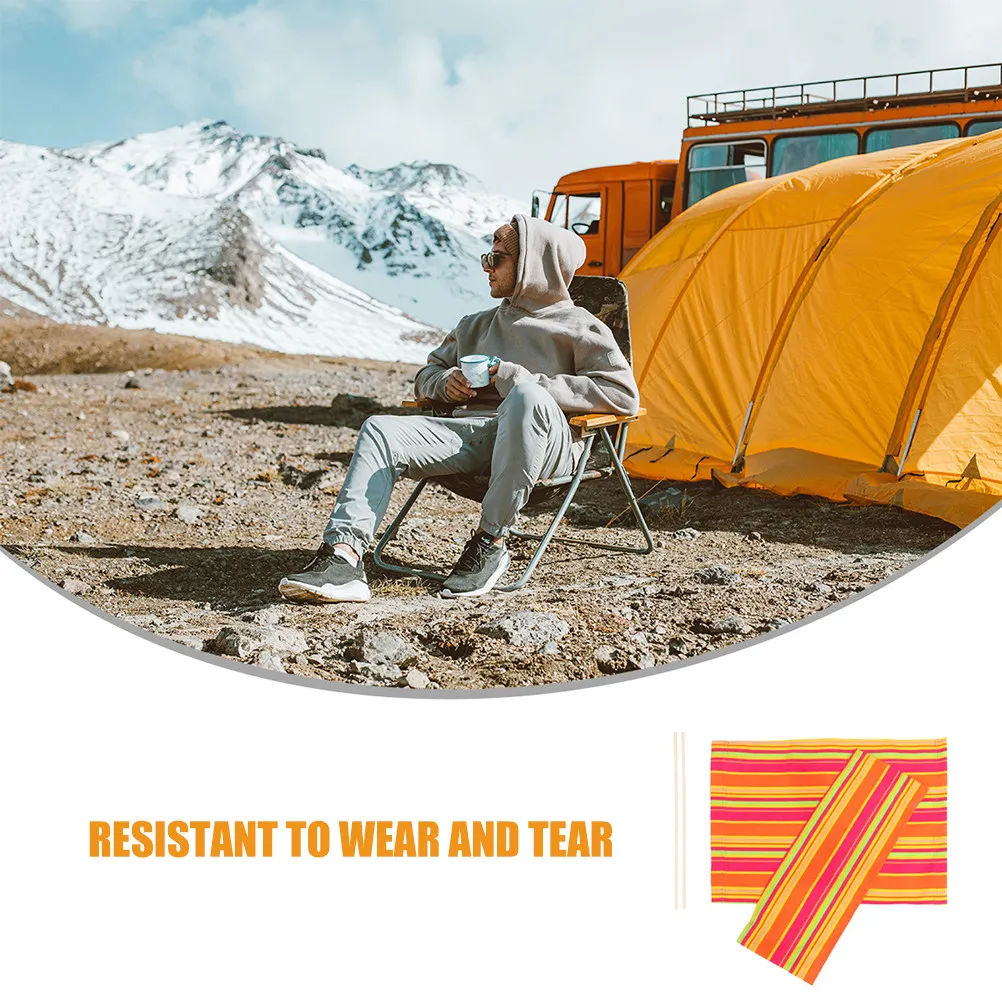 1Set Replaceable Director Chair Canvas Foldable Portable Outdoor Camping Chair Seat Cover Cloth Folding Chairs Cloths - view 3