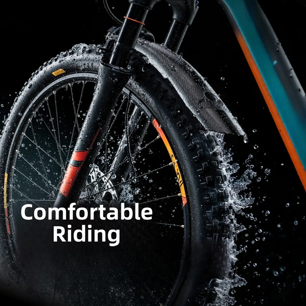 

Bike Mudguard For Bike Tires With A Width Of 68-75mm PC Nylon Bicycle Sports Cycling Bicycle Parts Mud-proof Black Accessories
