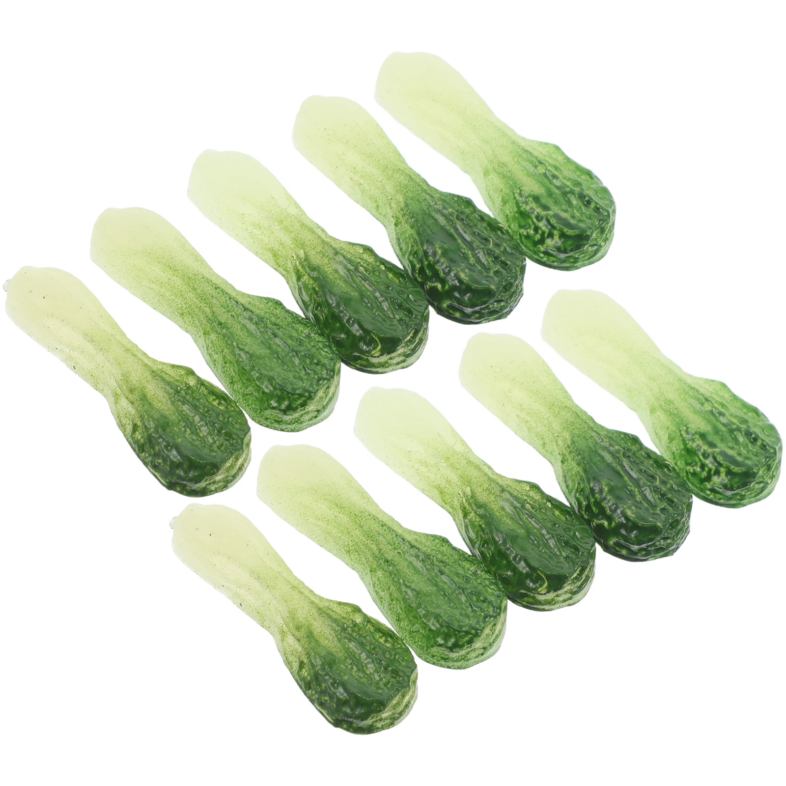 

10 Pcs Simulation Food Fake Vegetables Parts Items Elements Play Props Supplies