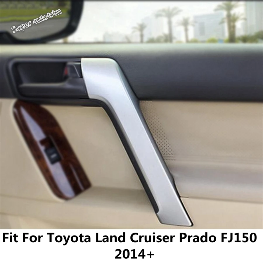 

Front Door Armrest Handle Panel Decoration Cover Trim Accessories Interior Fit For Toyota Land Cruiser Prado FJ150 2014 - 2020