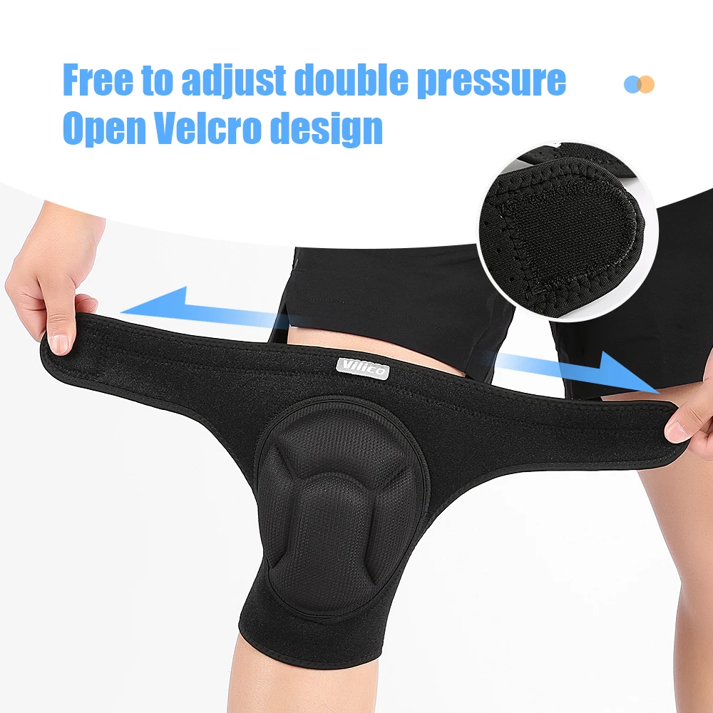 Vilico Collision Knee Pads Fitness Basketball Running Cycling Sports Knee Protection Anti Slip Outer Shell Thickened Knee Pads