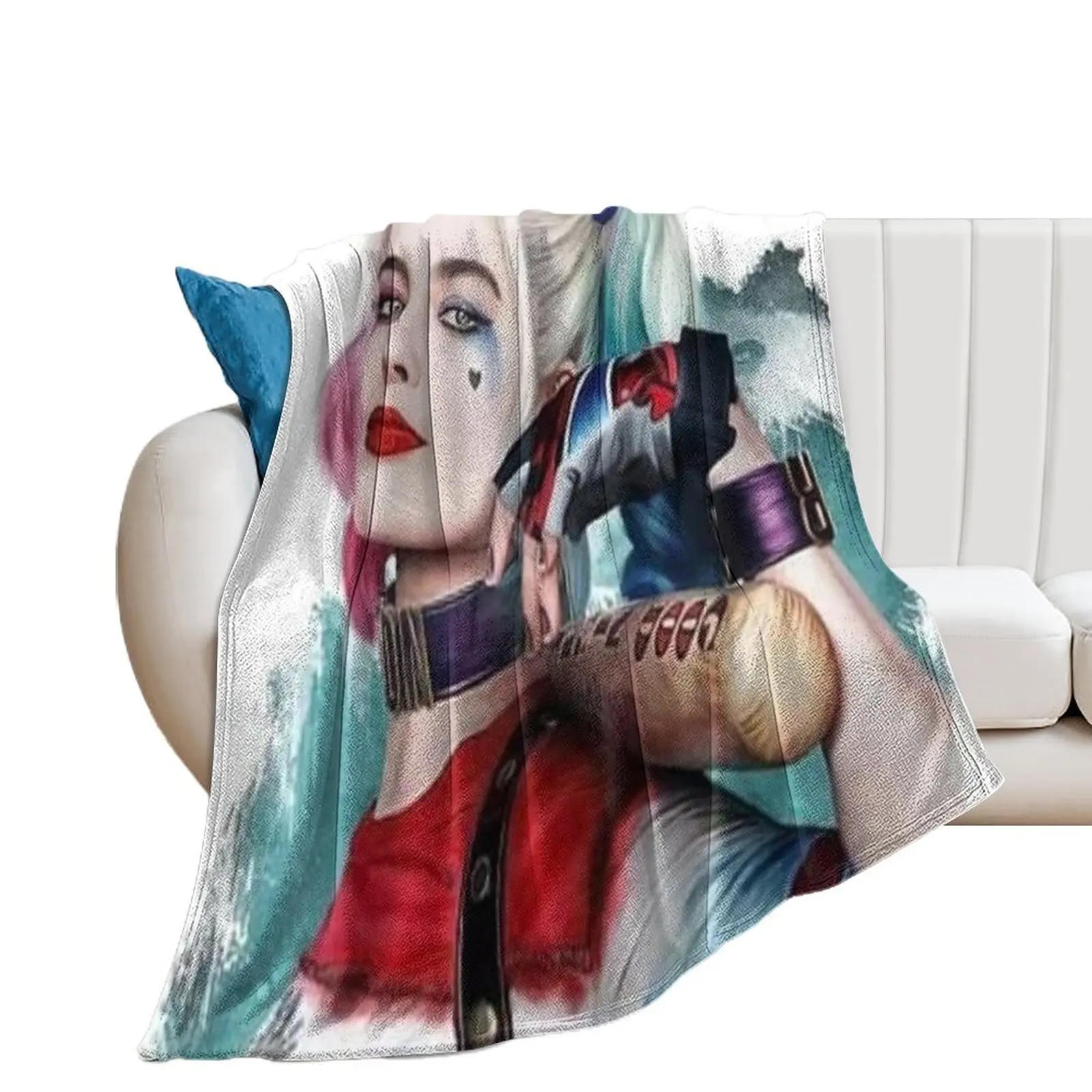 

Margot robbie Throw Blanket Plush Sleeping Bag Blankets