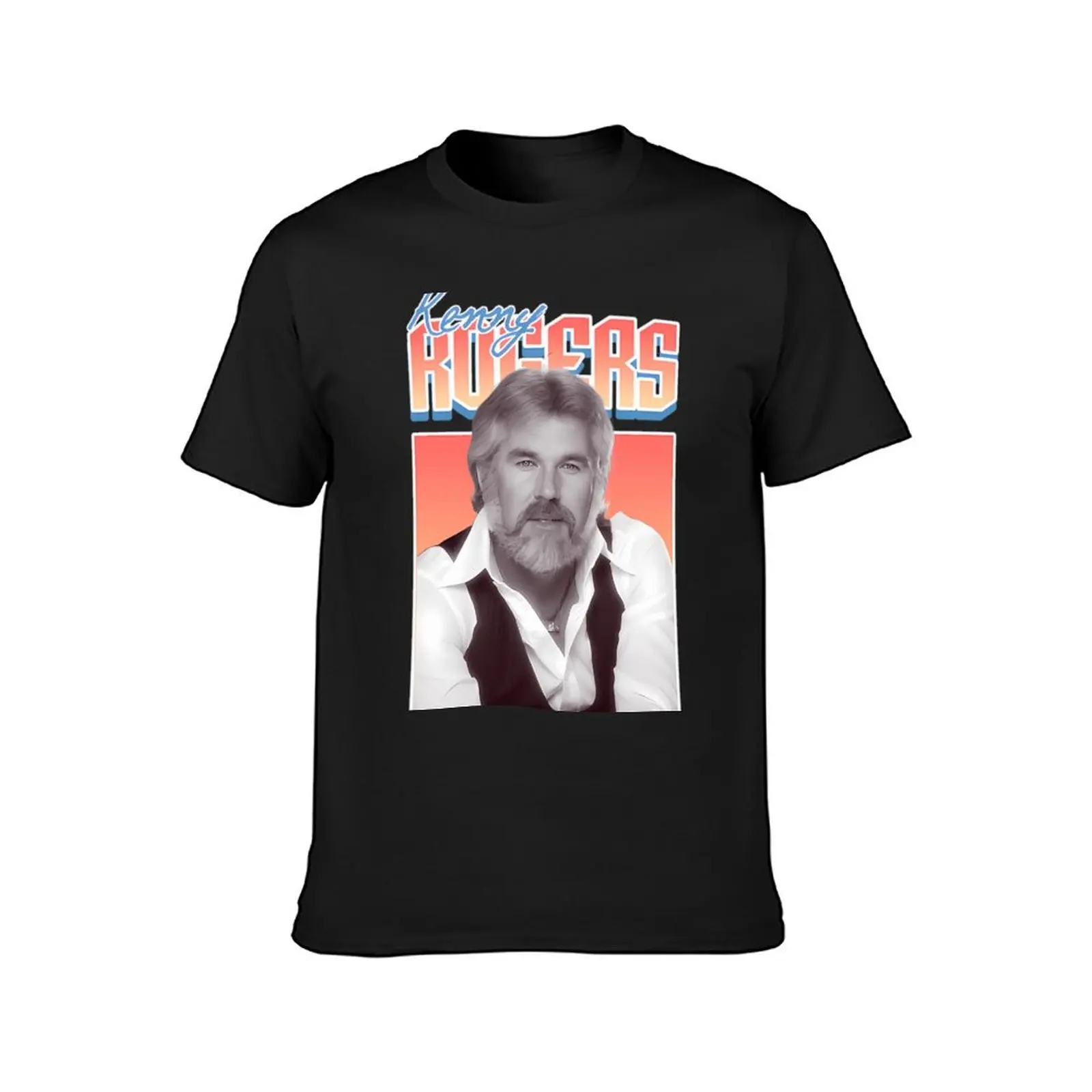 Kenny Rogers T-Shirt sports fans plus sizes plus size tops oversized plain black t shirts men