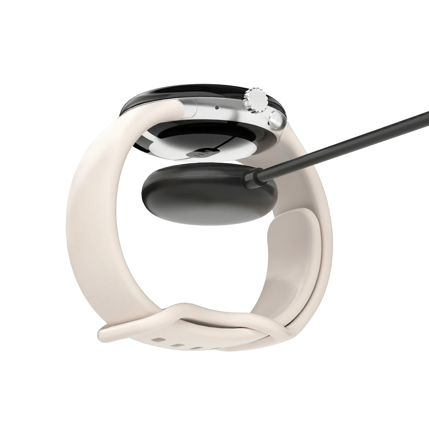 Charge Accessories For Google Pixel Watch Silicone Charging Base Universal Silicone Bracket Cable Wire Charger