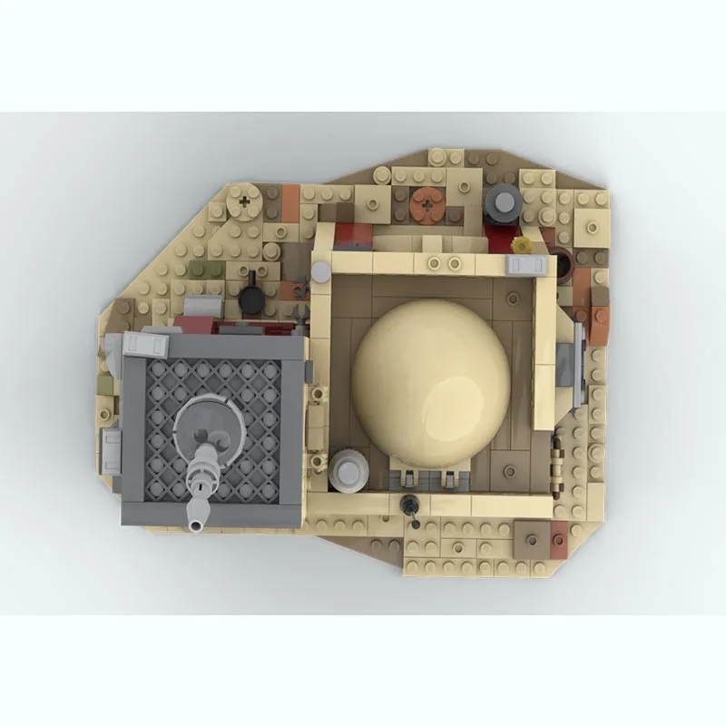 بقعة MOC-112090 اللبنات تاتوين منزل الصحراء تكنولوجيا الطوب كوكب هدية الحلي جزيئات صغيرة مجمعة بناء