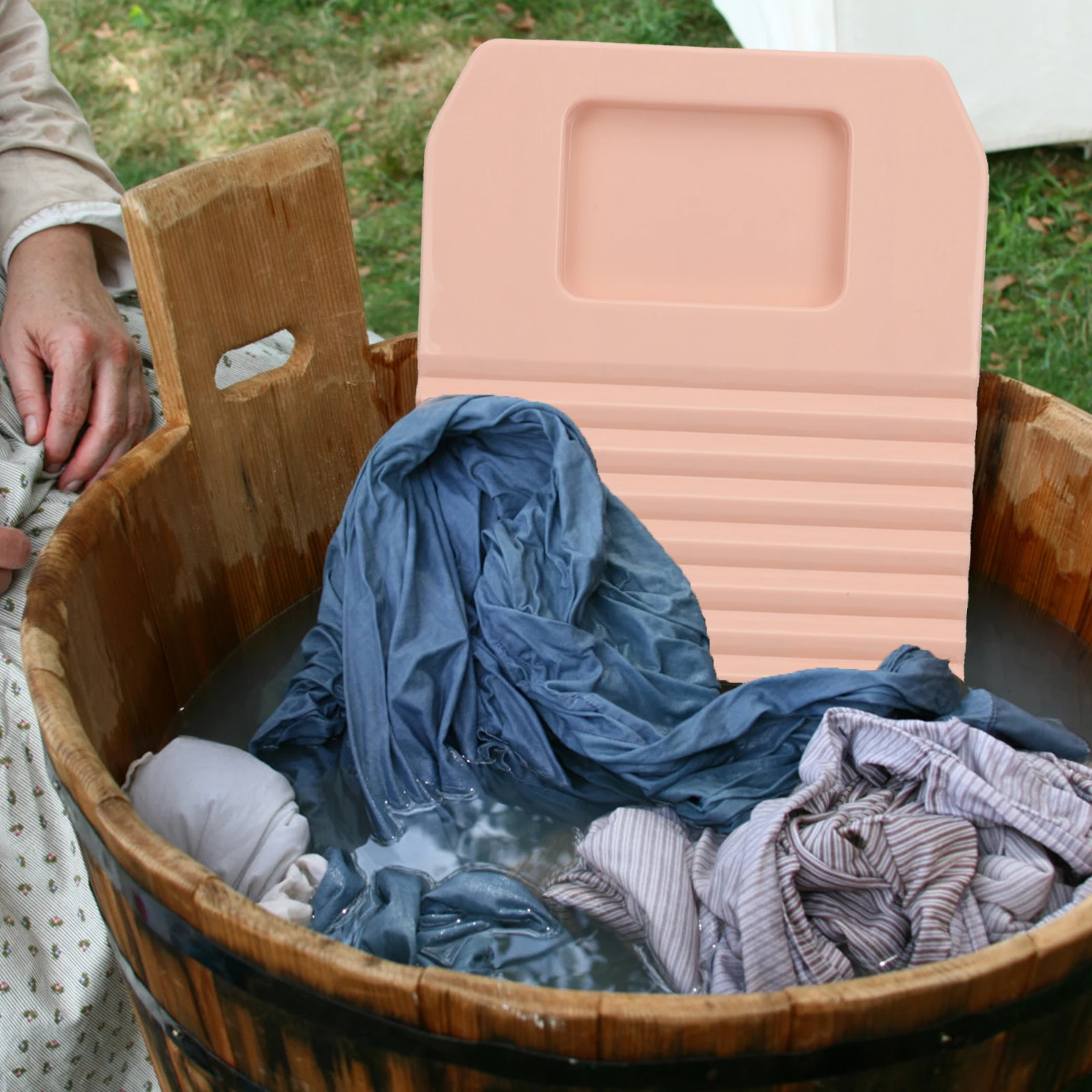 

Plastic Washboard Hand Laundry Scrub Durable Rectangle Save Time Effort Practical Household