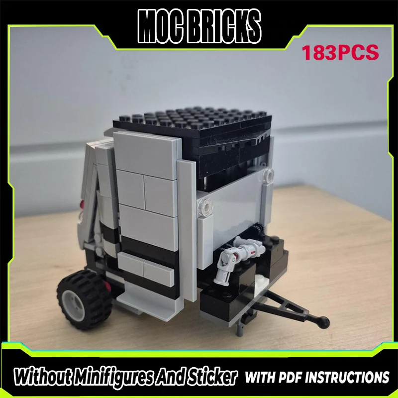 

City Car Model MOC Building Bricks Small Round Baler Vehicle Modular Technology Gifts Holiday Assemble Children Toys Suit