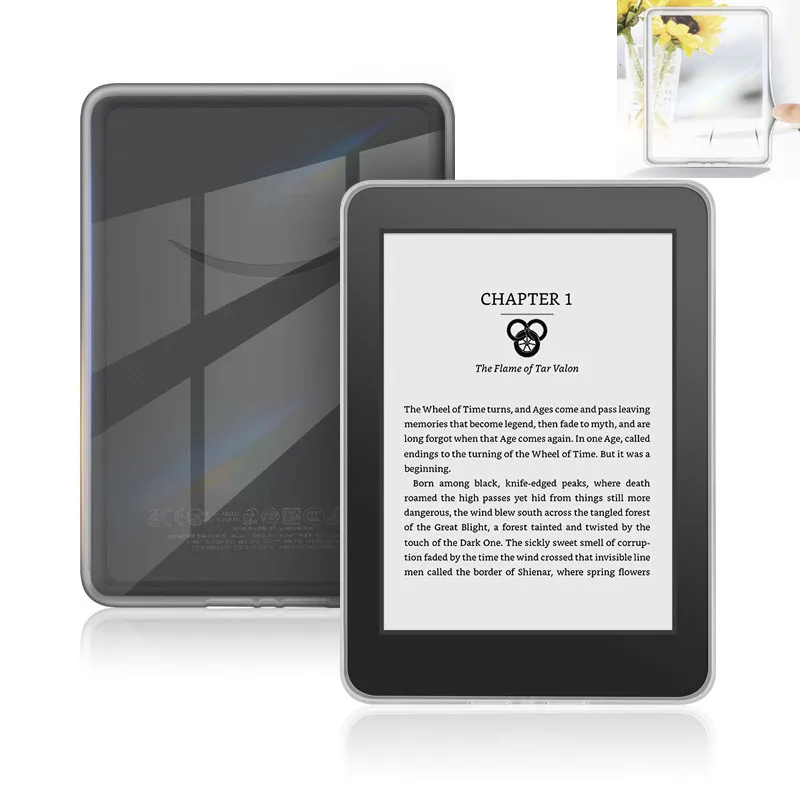 Clear Case for Kindle Paperwhite 11th Gen Transparent Cover for Paperwhite Signature Edition 11th Generation 6.8