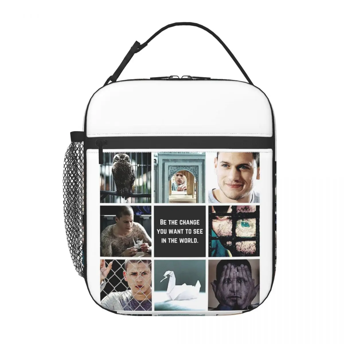 

Эстетичная изолированная сумка для обеда Michael Scofield для женщин и детей, портативные контейнеры для еды, термосумка для обеда