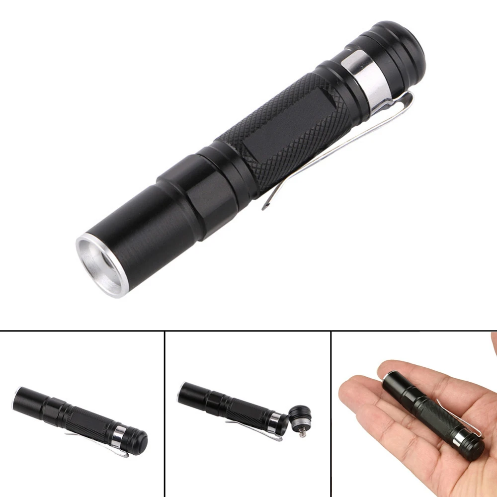 Mini LED Flashlight Emergency Light Ultra Bright Torch Small Torch Tactical Flashlights Pocket Flashlight Pen Light AAA