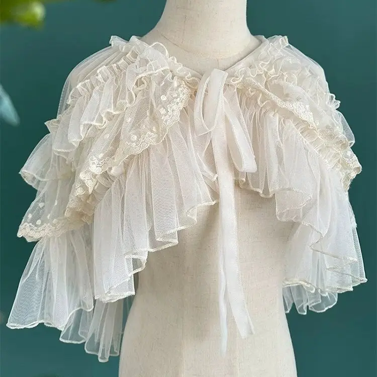 Y2K Vintage Lolita Lace Blouse Women Japanese Harajuku Bow Short Sleeve Tops Sweet Casual Subcultural Daily Outfit