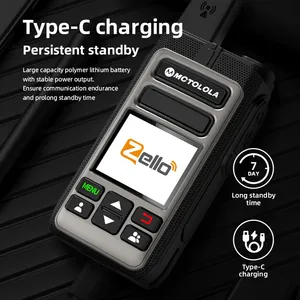 MOTOLOLA-Zello Walkie Talkie, Rede Wi-Fi, Rádio Remoto, Bidirecional, 4G, 3G, 2G, Android, 8000km, POC, Global, Rede GPS 12 principais vendas radio portátil wifi - №6