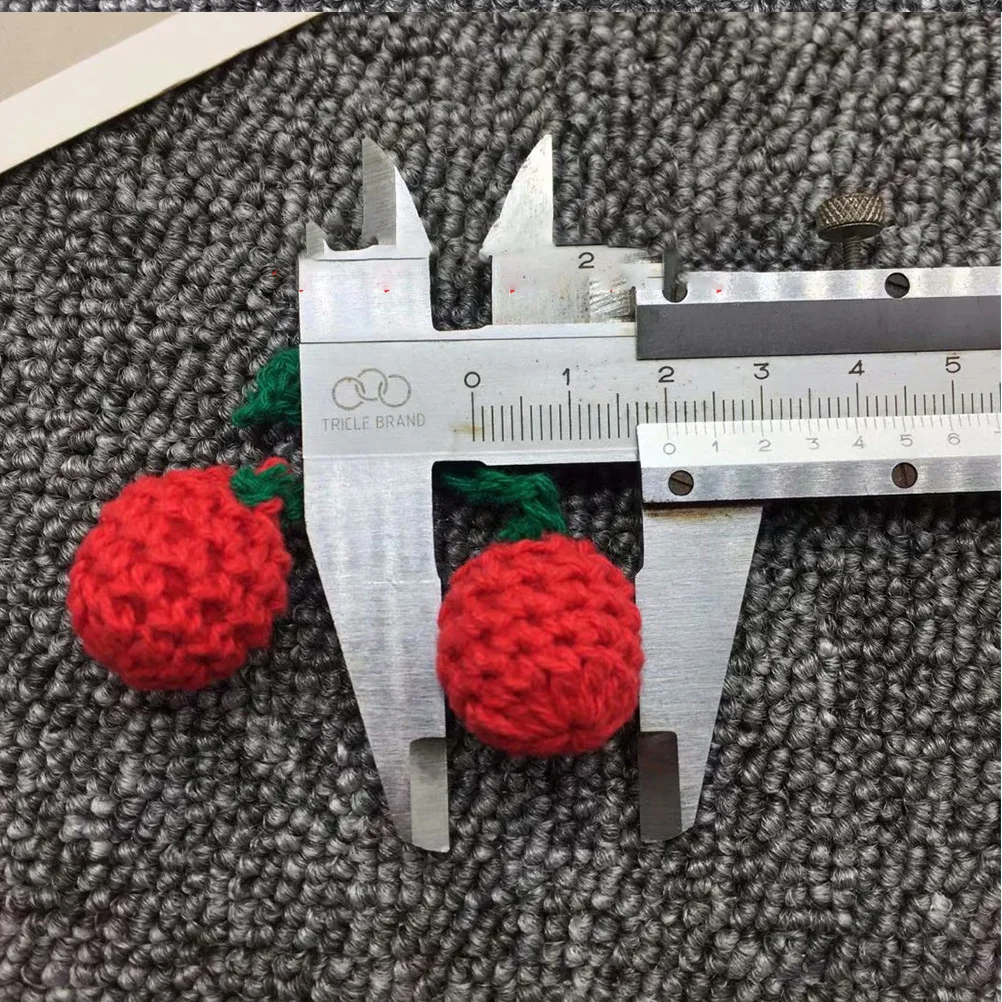 

10pcs Resin Cherry Earring Ornaments Diy Earring Accessories For Women Girls Jewelry Making Craft Decor Eardrop Props