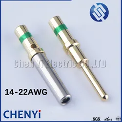 Deutsch DT 1.5mm Series Pin 0460-215-1631 0462-209-1631 Gold Plated Stainless Steel 14-20AWG Crimp Solid Female male Terminal