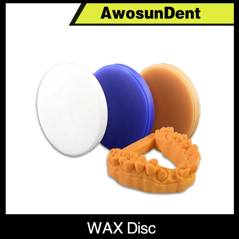 Groen Geel Wax Schijf Tandheelkundige Benodigdheden Cad Cam Frezen Blok Blauw Wit Grijs Kleur 98 Wax Leeg Lab Materiaal