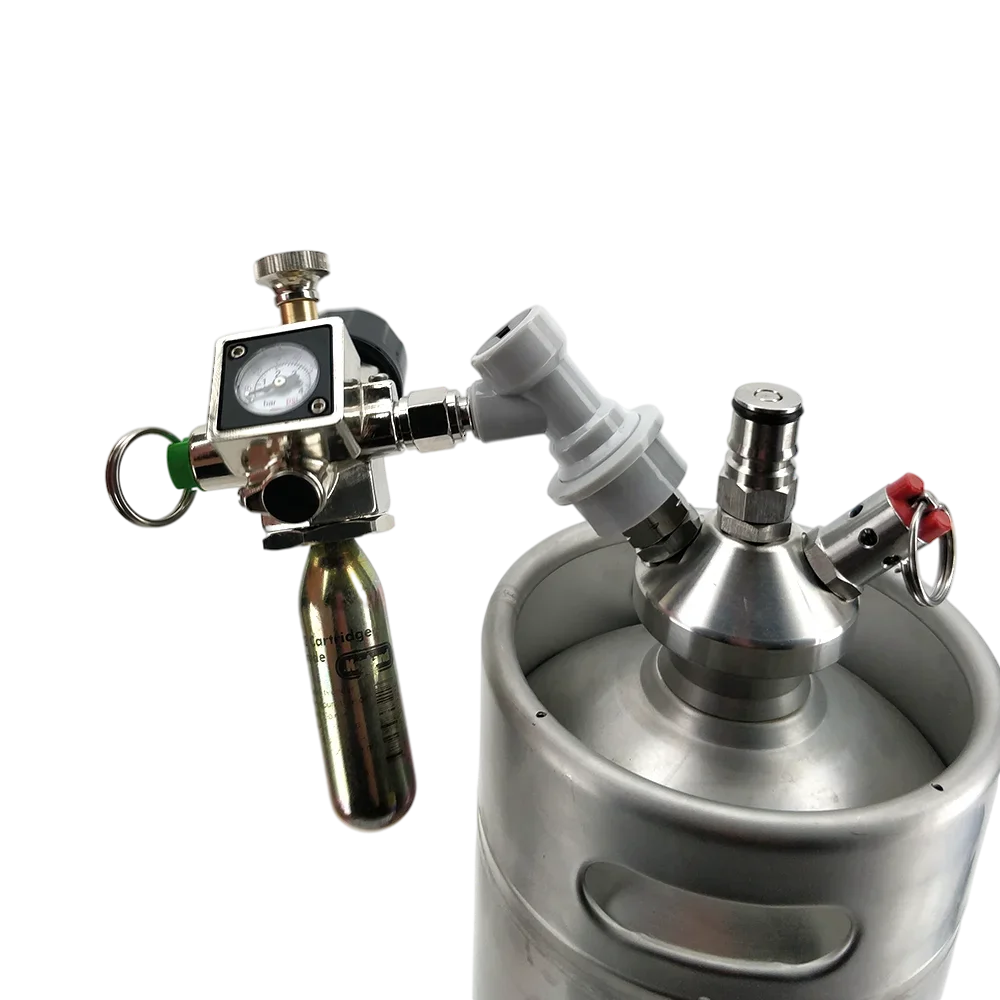 KegLand Mini 360 Core Actuator Regulator - Sodastream & 16g & 74g Bulb Compatible  homebrewing