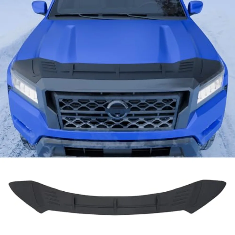

Hood Protector Compatible with 2022 2023 2024 2025 2026 Nissan Frontier Deflector TPE Shield Hood Guard Stone Deflector for 202