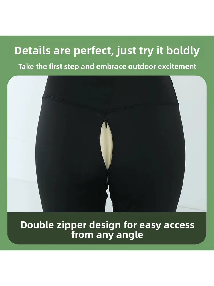 Damskie legginsy outdoorowe z ociepleniem, modelujące pośladki, z wysokim stanem, długie, idealne na jesień i zimę.