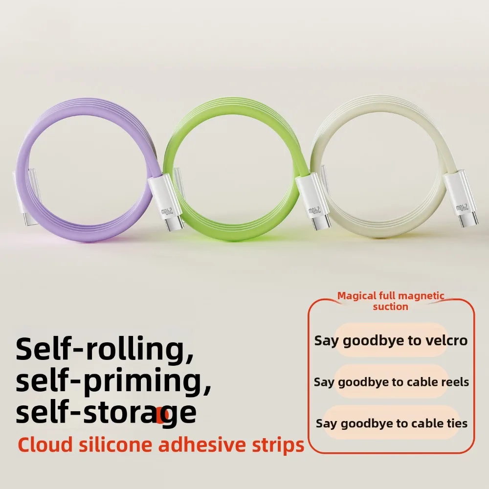 كابل شحن USB-C عالي السرعة بقدرة 240 وات - يعمل مع هواتف Apple وAndroid وأجهزة الكمبيوتر اللوحية وأجهزة الكمبيوتر المحمولة، تصميم متين