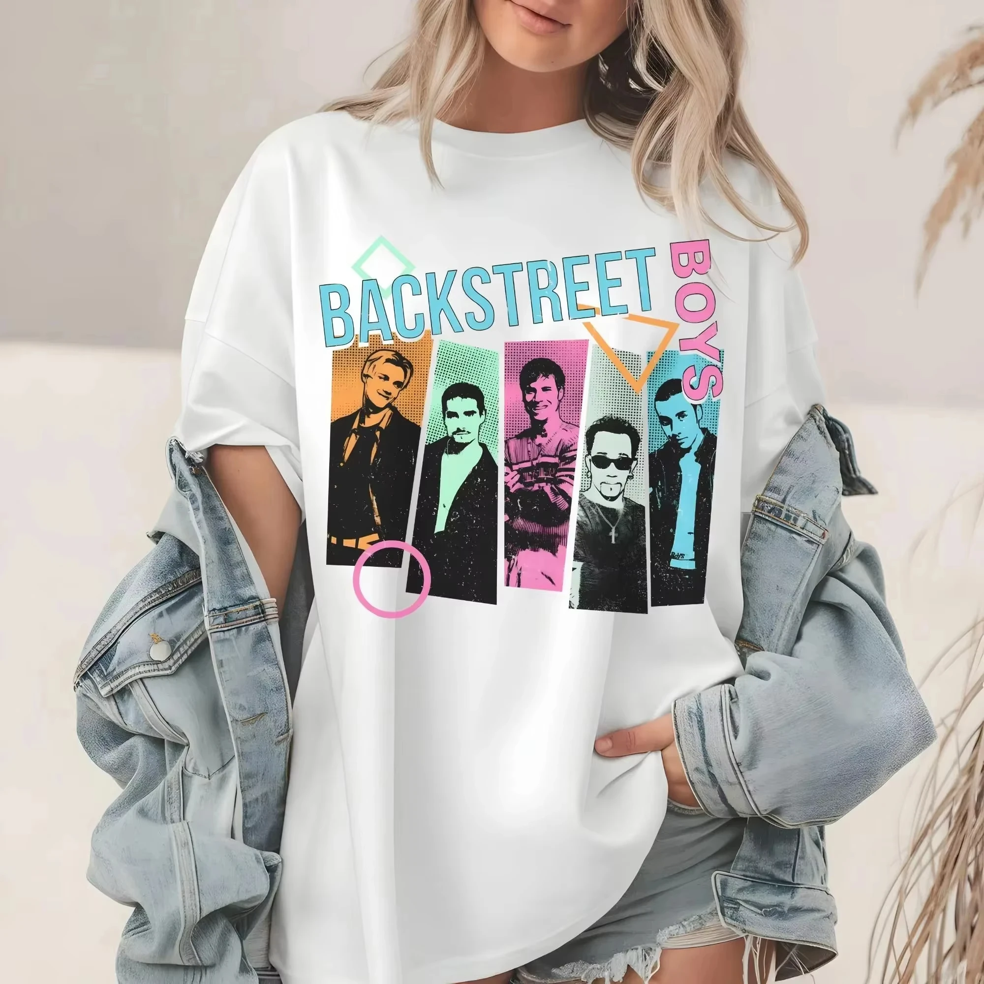 Backstreet Boys Millennium Tour Music Vintage T-shirt Men Women Hipster Popular Tops Summer Fashion Streetwear Unisex Tees Gift