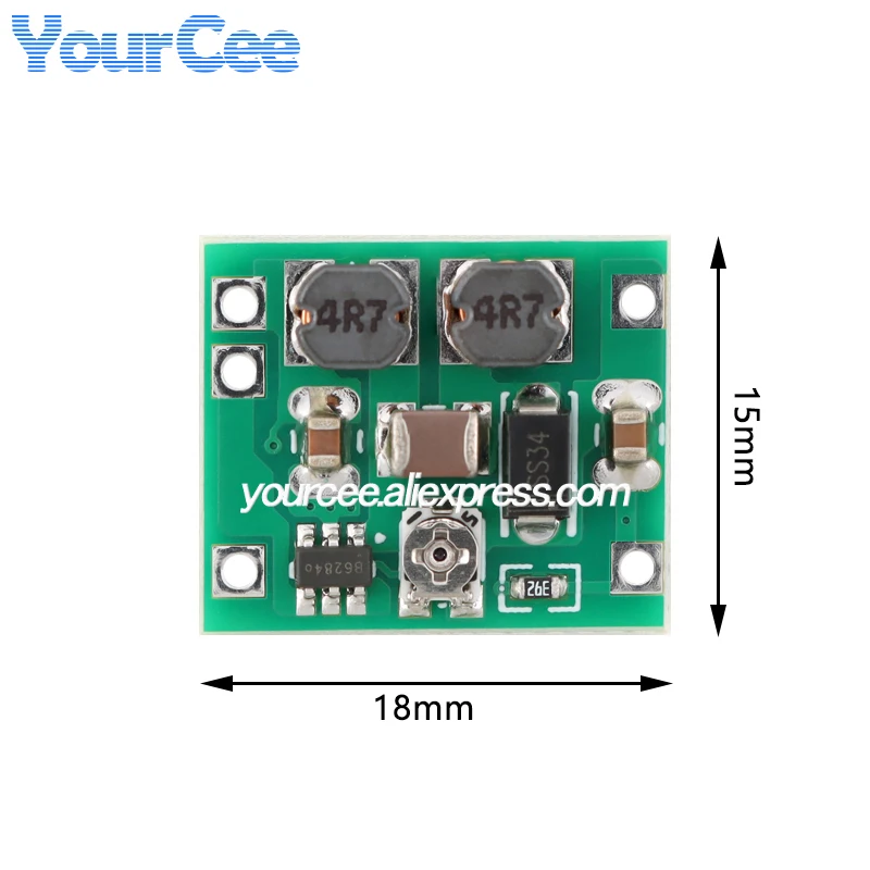 20pcs/1pc Mini Adjustable Automatic Step Up Down Module 3V-15V to 1V-15V Boost Booster Buck Board 700mA 5W Output