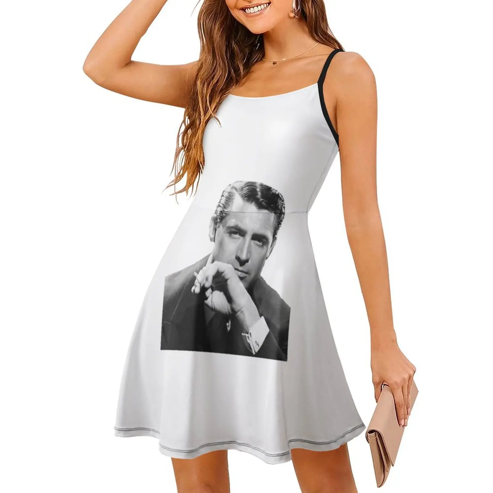 فستان حفلات أنيق للسيدات من كاري جرانت ستوك على شكل حرف A مع خيارات قصيرة/طويلة/بدون أكمام كاري جرانت ستوك كاري جرانت جرانت