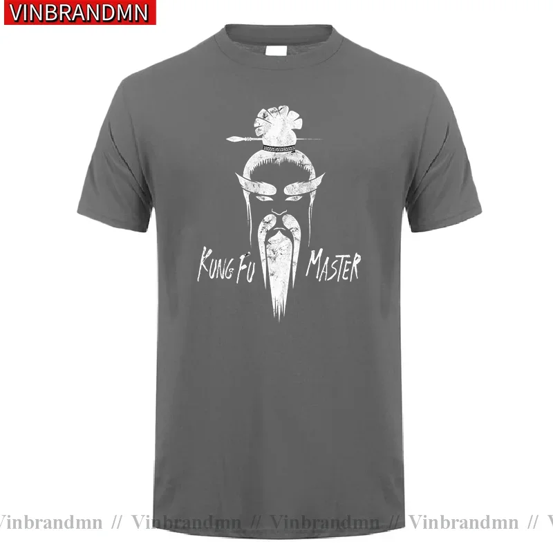تاي تشي الكونغ فو ماستر تي شيرت باي مي الأبيض لوتس كيل بيل تي شيرت الرجال هاتوري هانزو التي شيرت تارانتينو فيلم تيز القمم الملابس #3