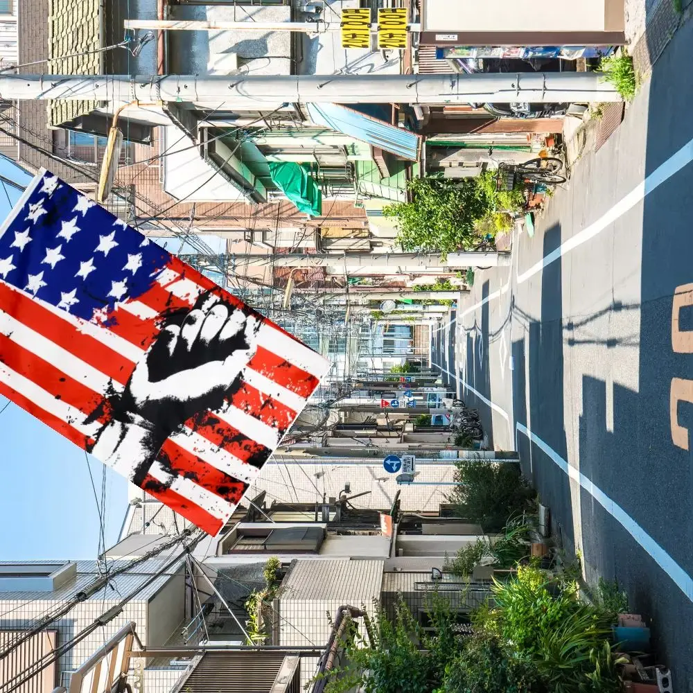 Приходите американский флаг 90*150 см, полиэстер с принтом, американский флаг США