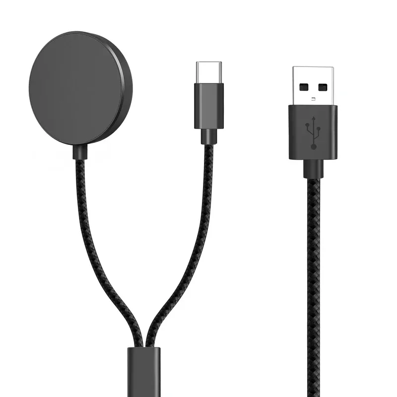 

2 in 1 USB-C Magnetic Smart Watch Charger for Samsung Galaxy Watch 7/6/5/4/3/Classic, Pro 5/4, Active Watch 2/1, Galaxy Buds