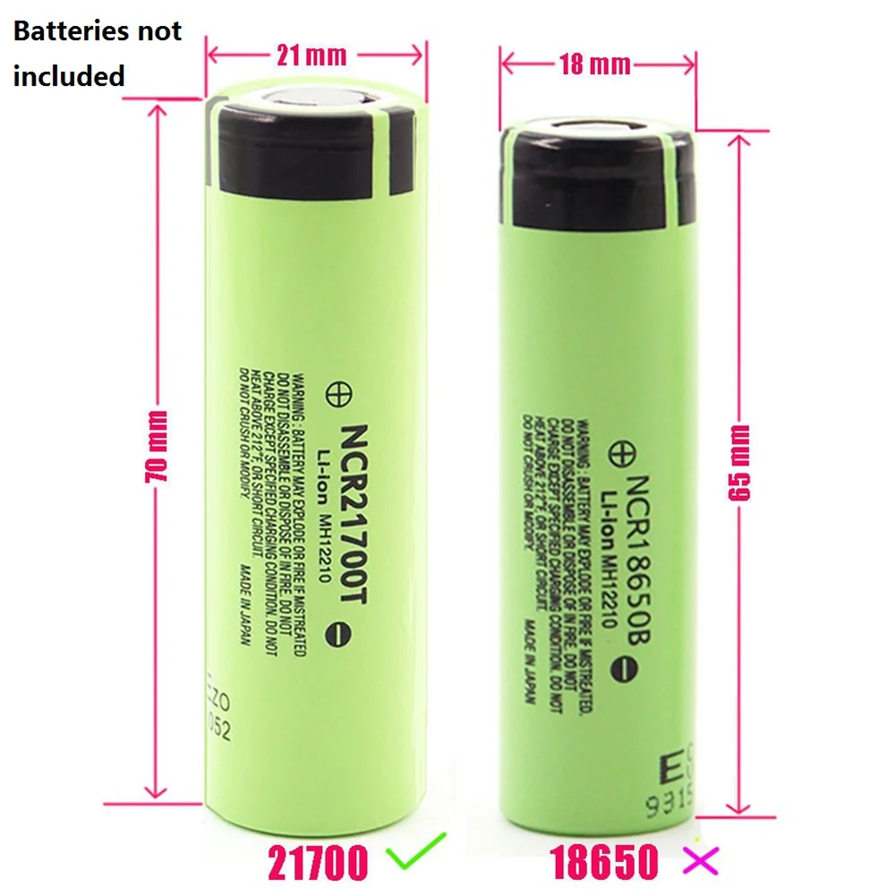 BAT618 Battery Plastic Case Can Be Filled with 10 x 21700 Li-Ion Battery PCB Circuit Board for Bosch 18V BAT610 BAT609G