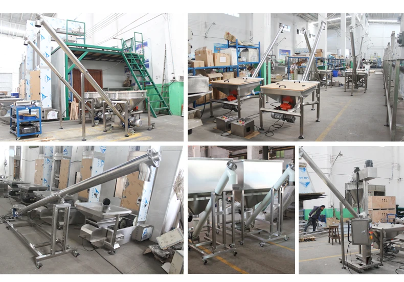 Picture 7: Small Grain Conveyor and Feeder System Rice Stainless Steel Screw Conveyor